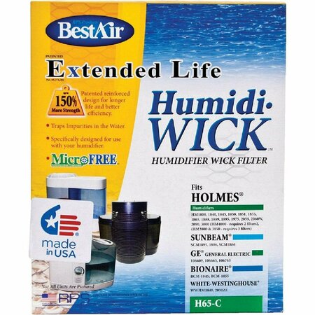 BESTAIR Extended Life Humidi-Wick H65 Humidifier Wick Filter H65-PDQ-4